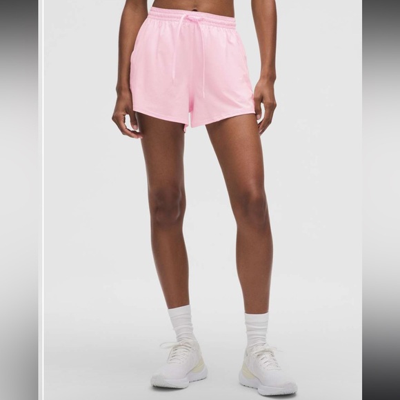 Lululemon Pace Rival HR Short 3” size 12 in pink organza - Picture 1 of 6
